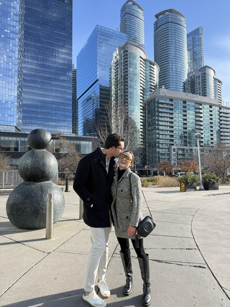Rafaella e Guilherme em Toronto
